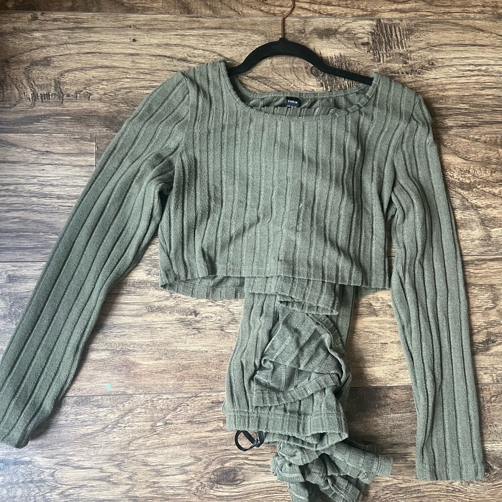 Shein two piece skirt set